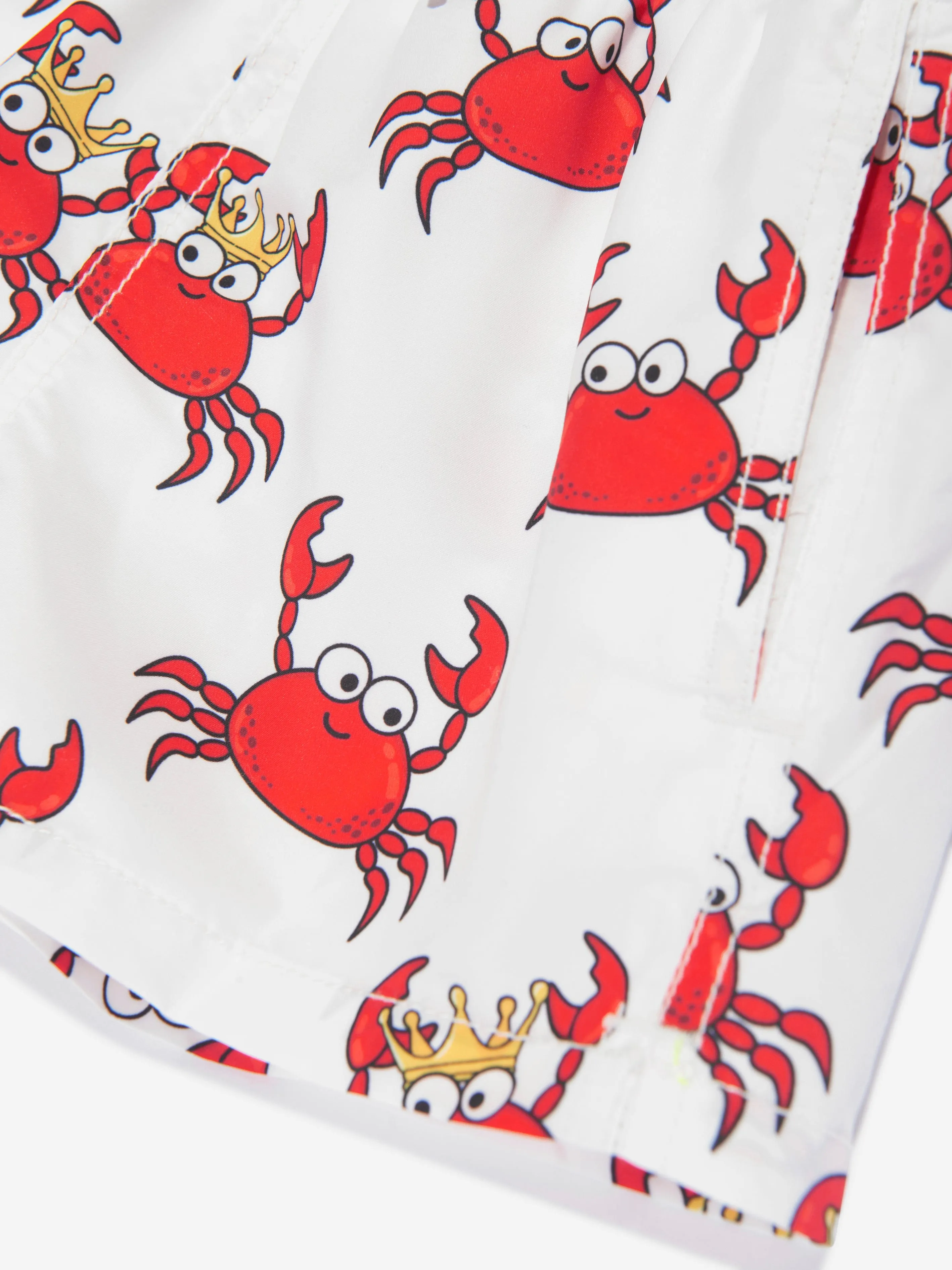 MC2 Saint Barth Boys Knig Crab Party Swim Shorts in Multicolour