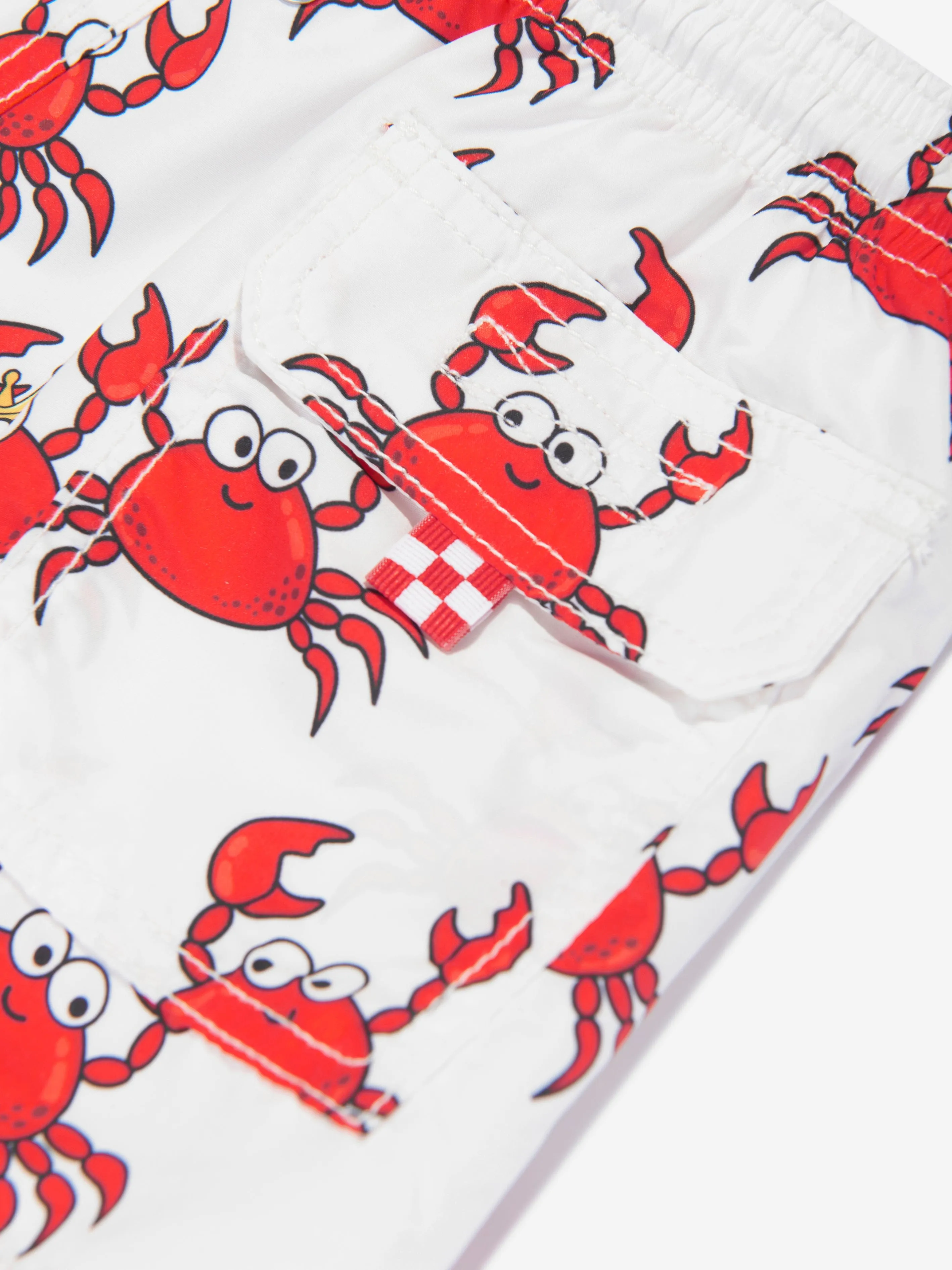 MC2 Saint Barth Boys Knig Crab Party Swim Shorts in Multicolour