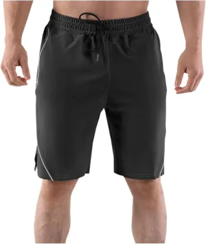 Mens Athletic Shorts Gym Workout Running Lightweight Elastic Waist Sports Short Elastic Drawstring Quick Dry Pants