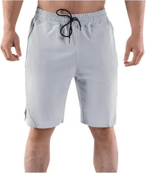 Mens Athletic Shorts Gym Workout Running Lightweight Elastic Waist Sports Short Elastic Drawstring Quick Dry Pants