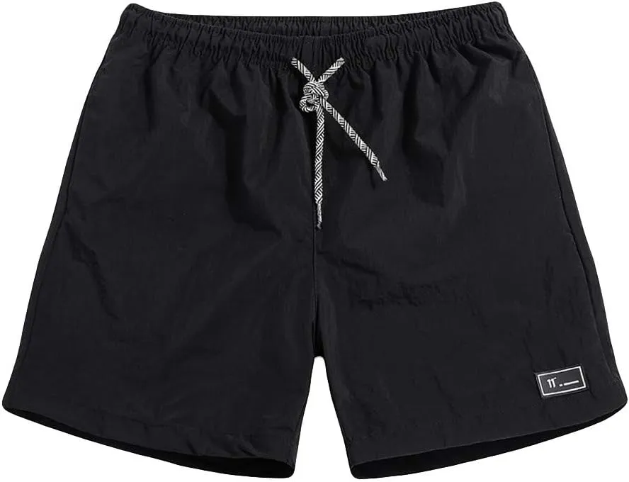 Men's Swim Trunks Quick Dry Beach Vacation Shorts Summer Board Sports Casual Swimwear Bathing Suit with Pocket