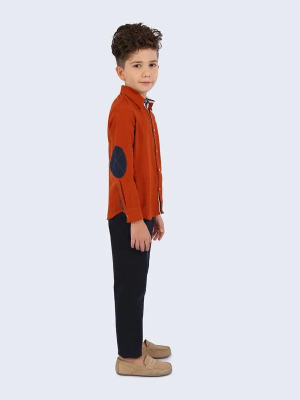 One Friday Rust Formal Shirt
