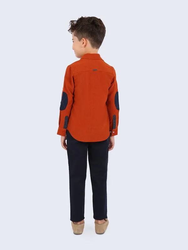 One Friday Rust Formal Shirt