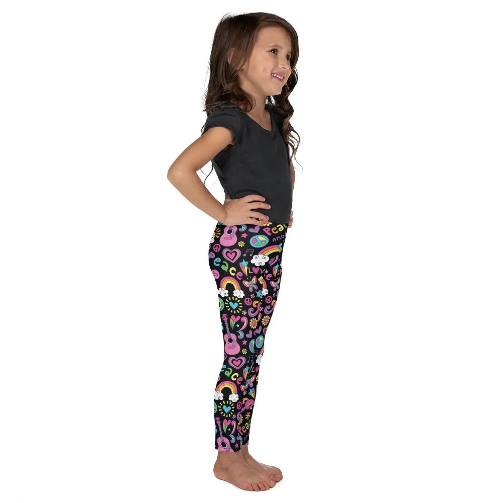 Peace and Love Kid's Leggings