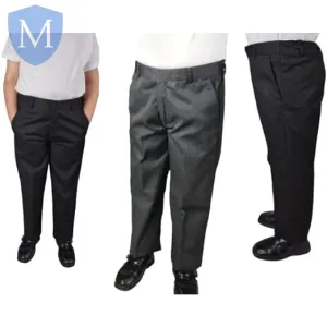 Plain Boys Oversize Gab Trouser Black