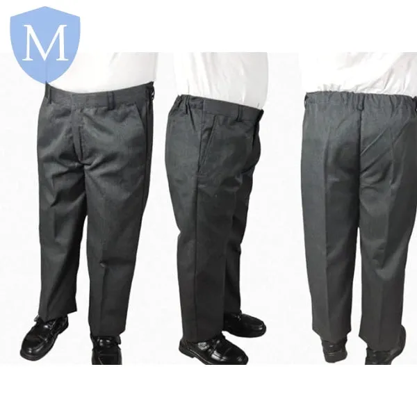 Plain Boys Oversize Gab Trouser Black