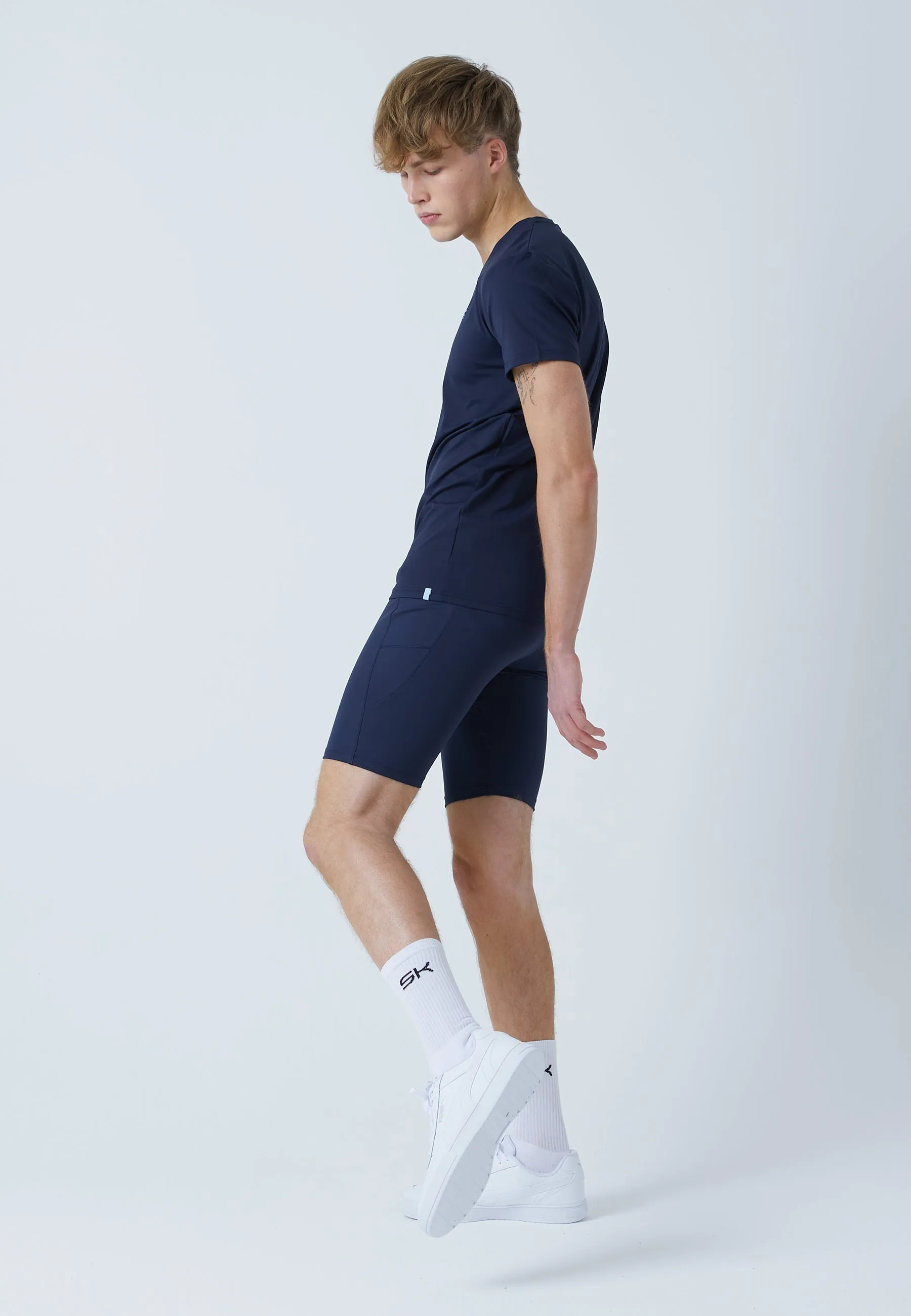 Short Tights / Cycling Shorts, navy blue