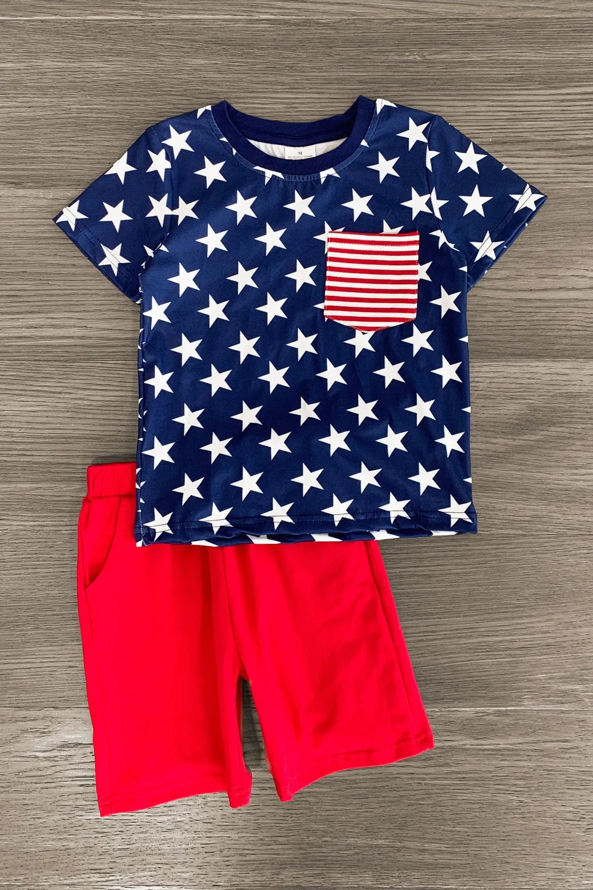 Stars & Stripes Pocket Short Set