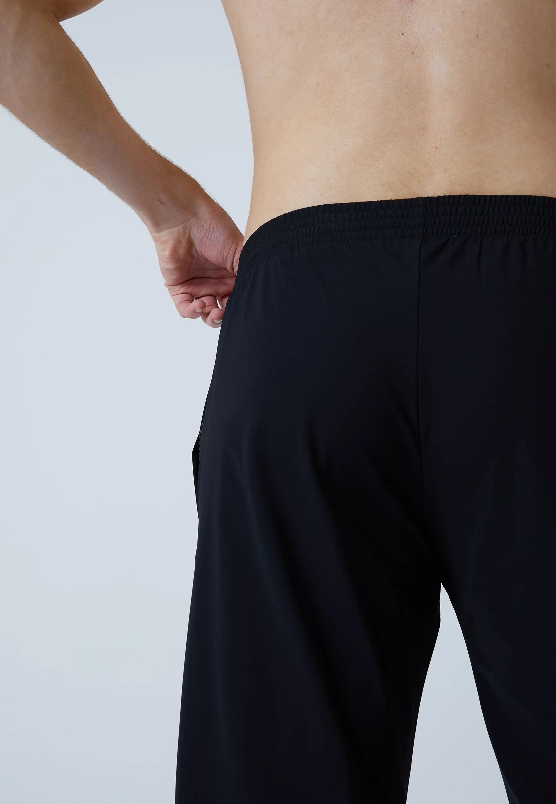 Tennis Woven Tracksuit Pants, black