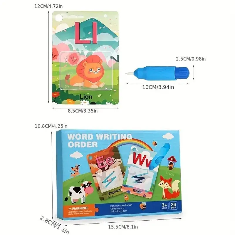 Water Magic Word Writing Order Cards