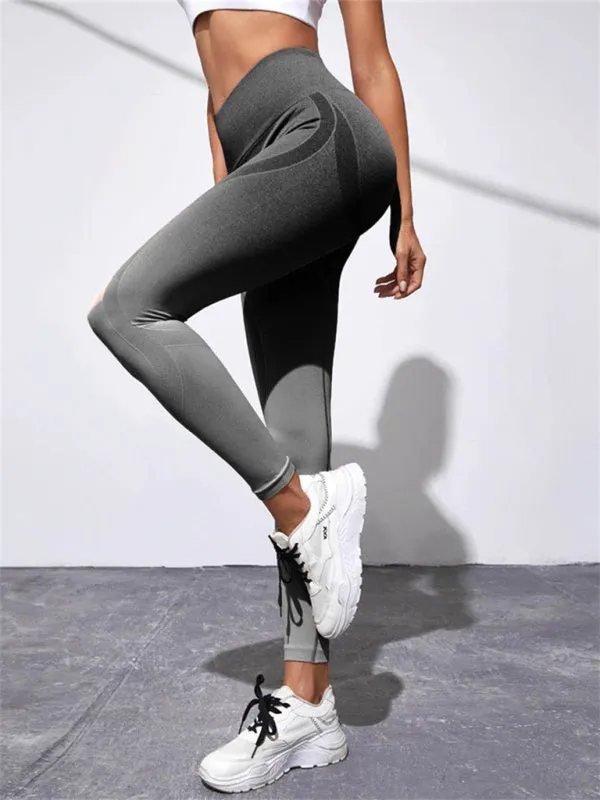 Women's Seamless High Waist Gradient Colour Activewear Leggings