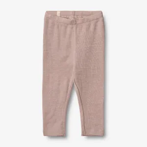 Wool Leggings | Baby - dark powder