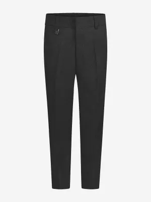 Zeco Boys School Slim Fit Trousers in Grey